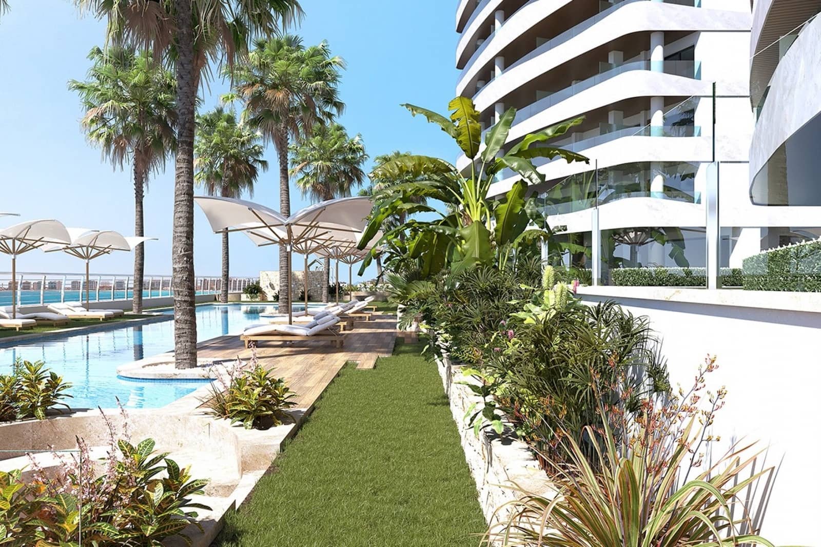 3 chambre Appartement à vendre à La Manga del Mar Menor avec piscine garage - 519 000 € (Ref: 10085070)
