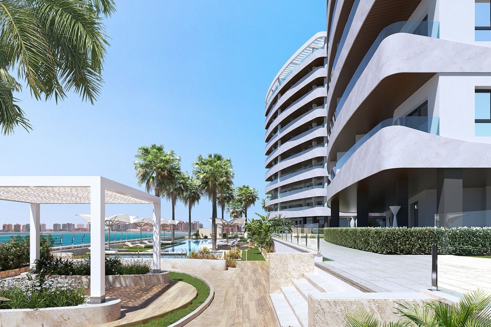 3 chambre Appartement à vendre à La Manga del Mar Menor avec piscine garage - 519 000 € (Ref: 10085070)