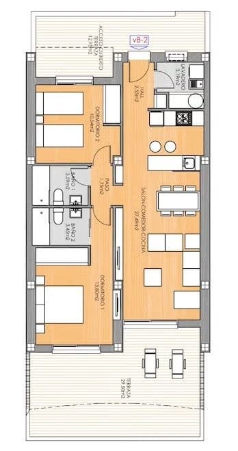 2 chambre Appartement à vendre à Playa Flamenca avec piscine garage - 369 000 € (Ref: 10088410)