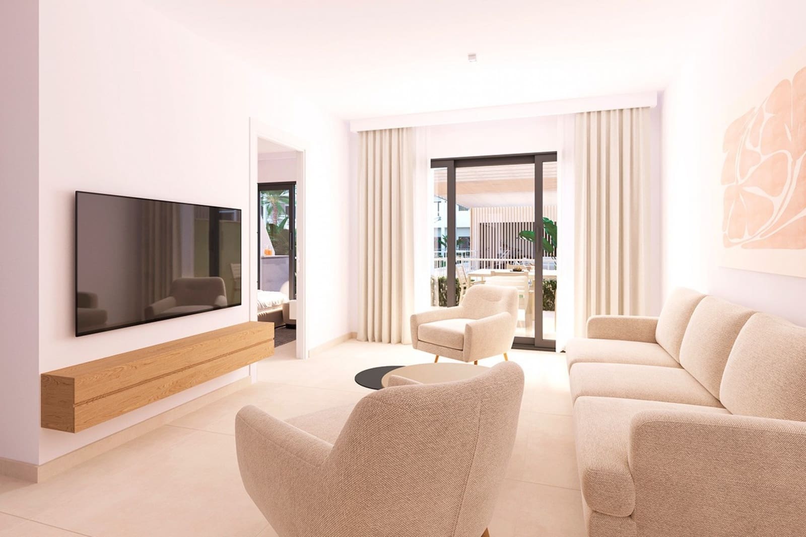 3 slaapkamer Flat te koop in San Cayetano met zwembad garage - € 246.900 (Ref: 10101283)
