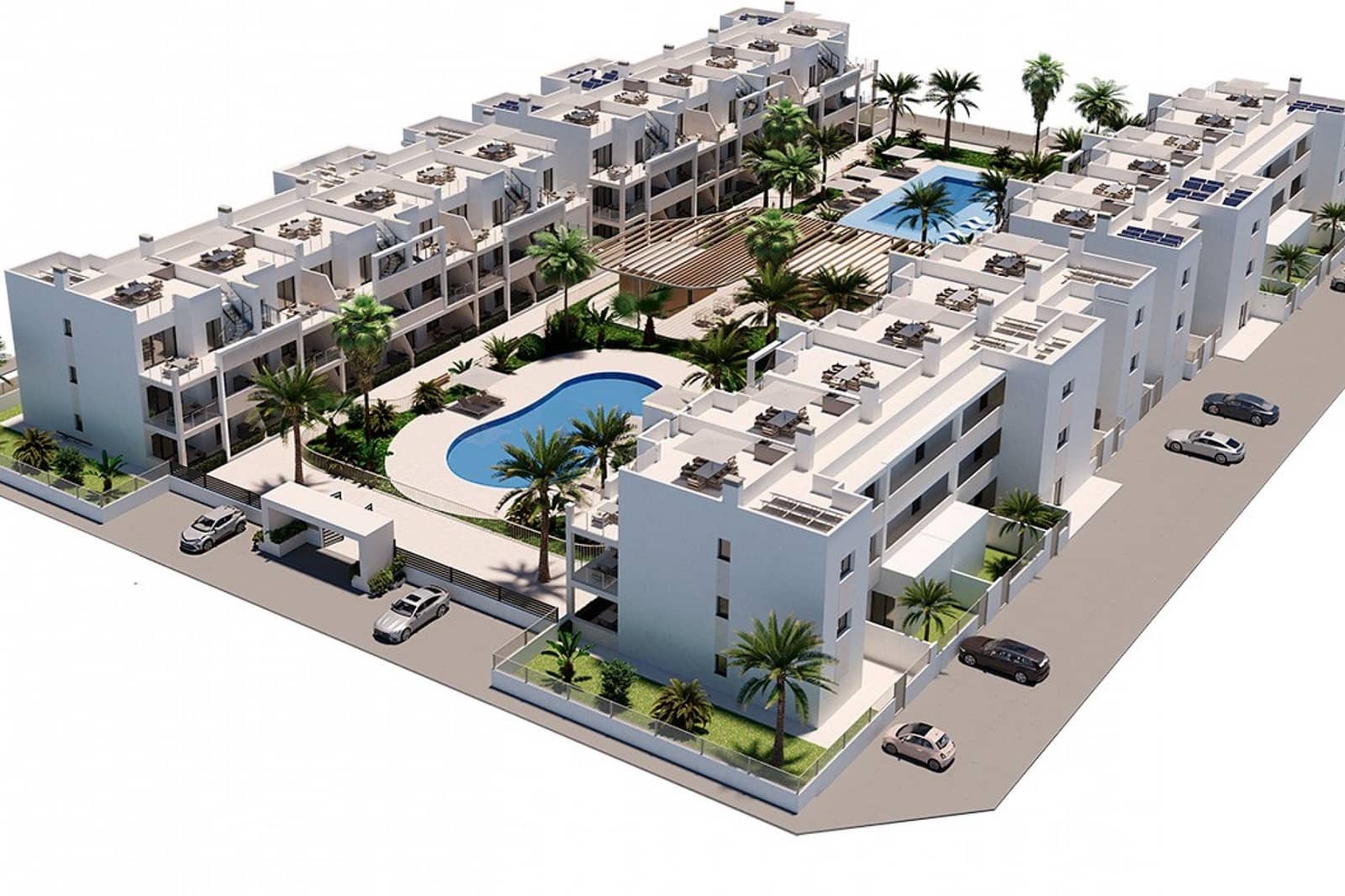 3 slaapkamer Flat te koop in San Cayetano met zwembad garage - € 246.900 (Ref: 10101283)