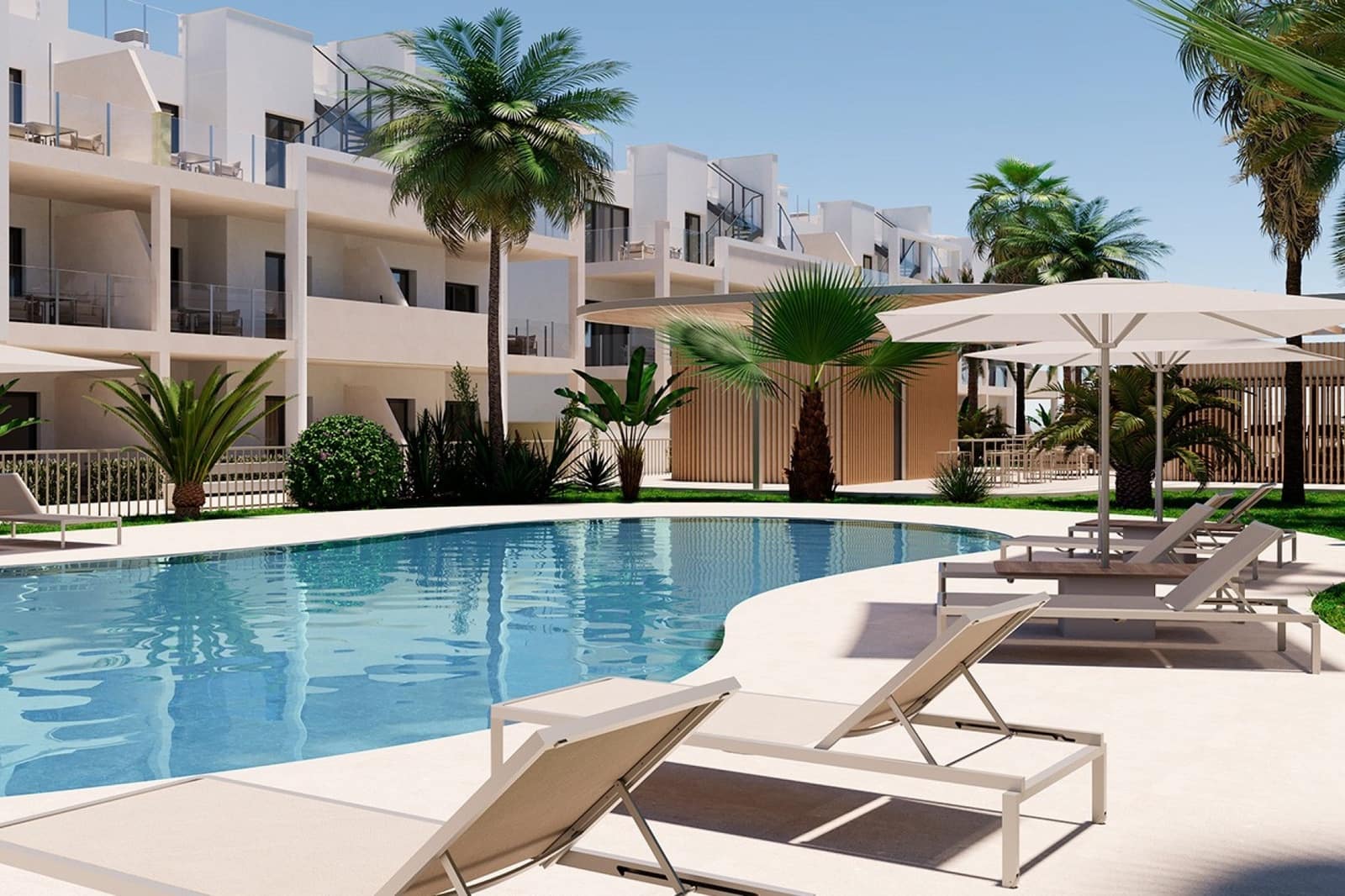 3 slaapkamer Flat te koop in San Cayetano met zwembad garage - € 246.900 (Ref: 10101283)