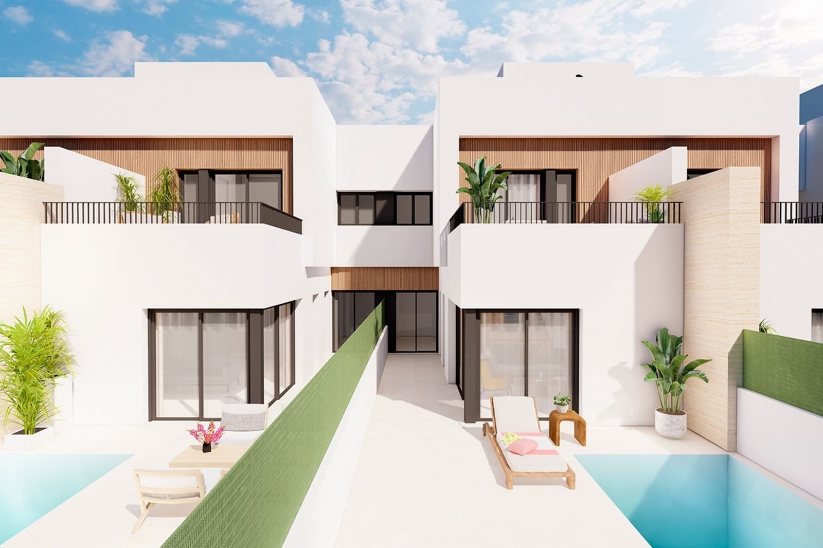 3 sypialnia Willa na sprzedaż w Los Alcazares z basenem garażem - 386 000 € (Ref: 10101285)