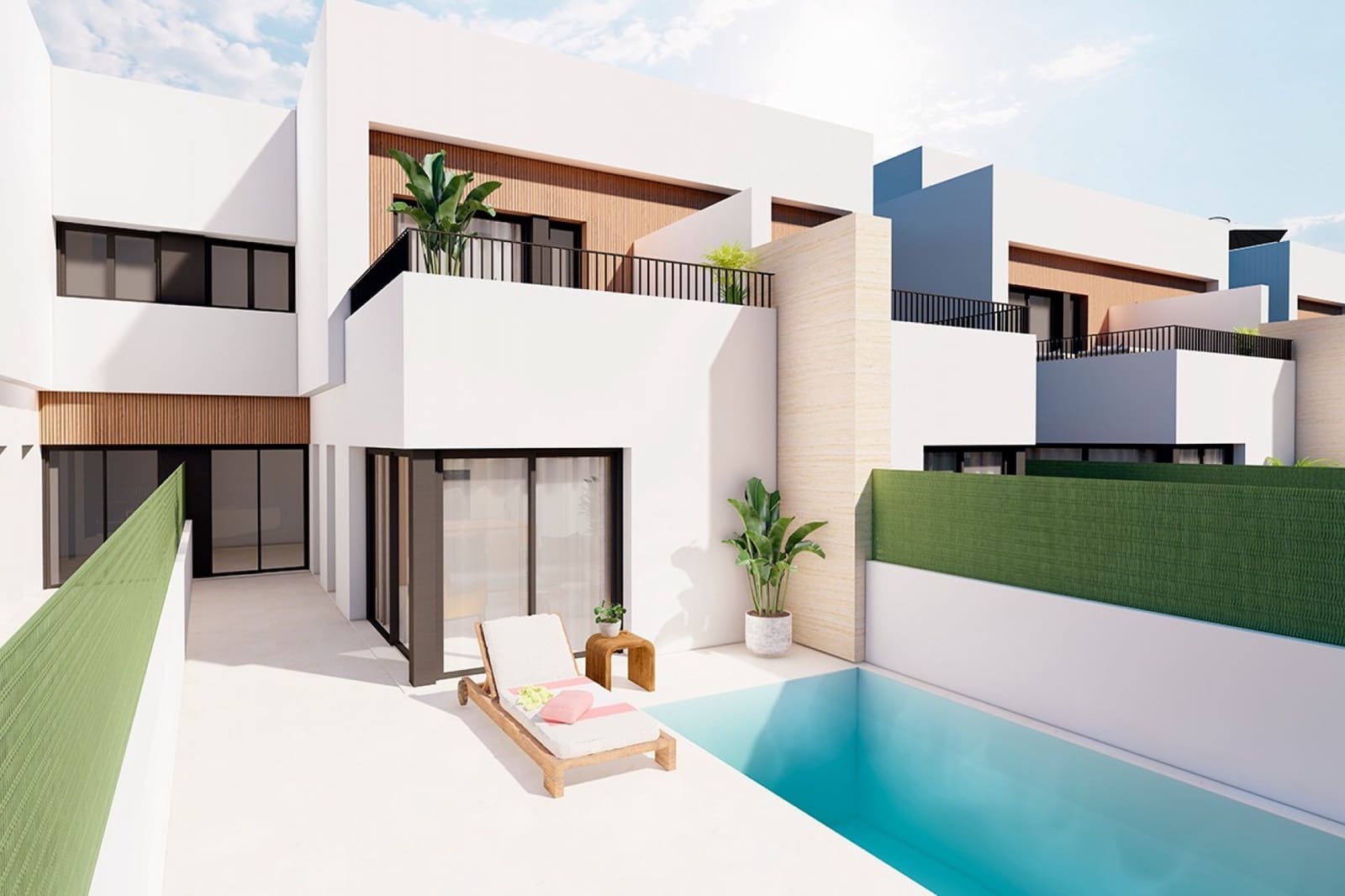 3 sypialnia Willa na sprzedaż w Los Alcazares z basenem garażem - 386 000 € (Ref: 10101285)