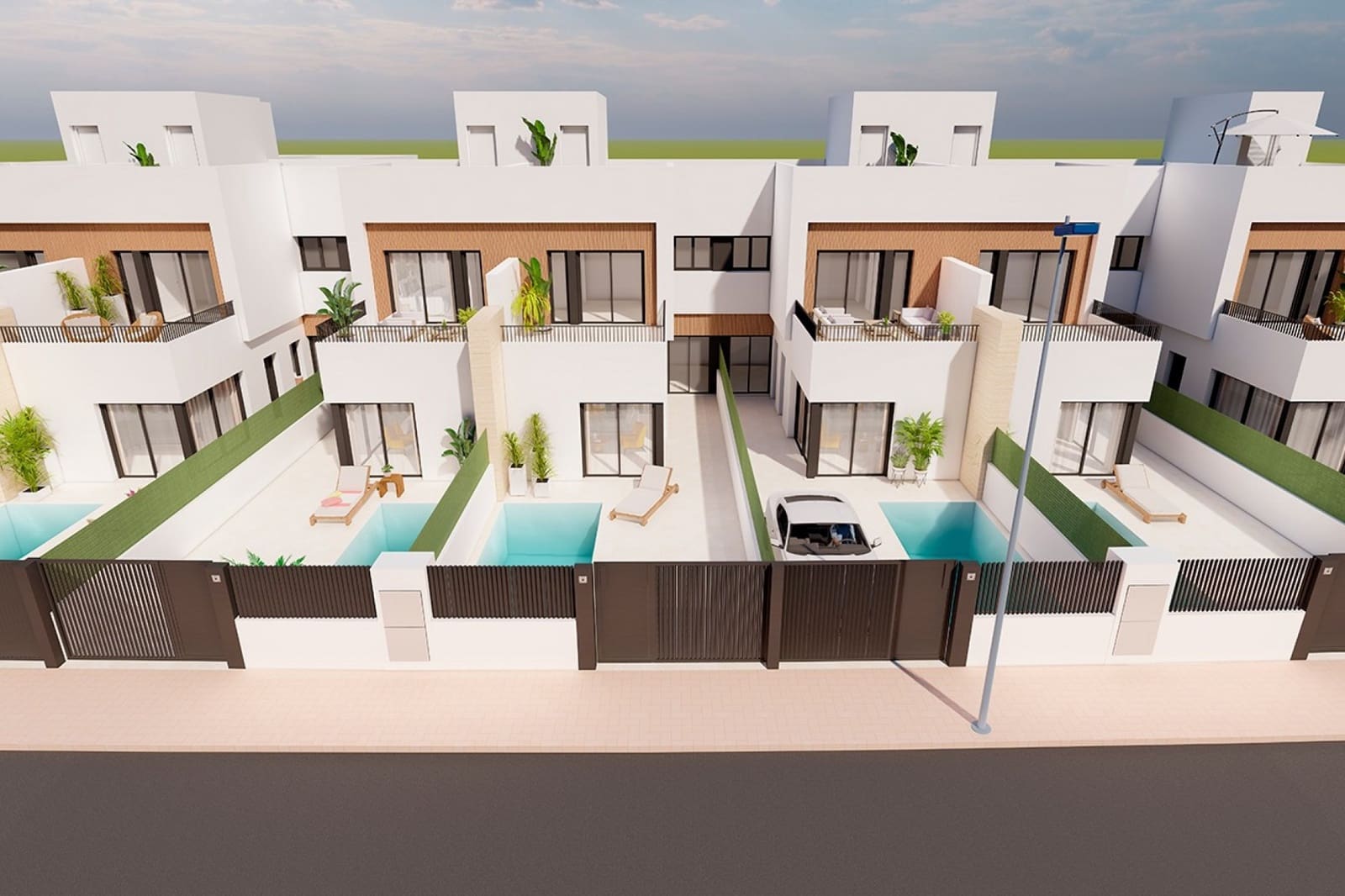 3 quarto Moradia para venda em Los Alcazares com piscina garagem - 369 600 € (Ref: 10101286)