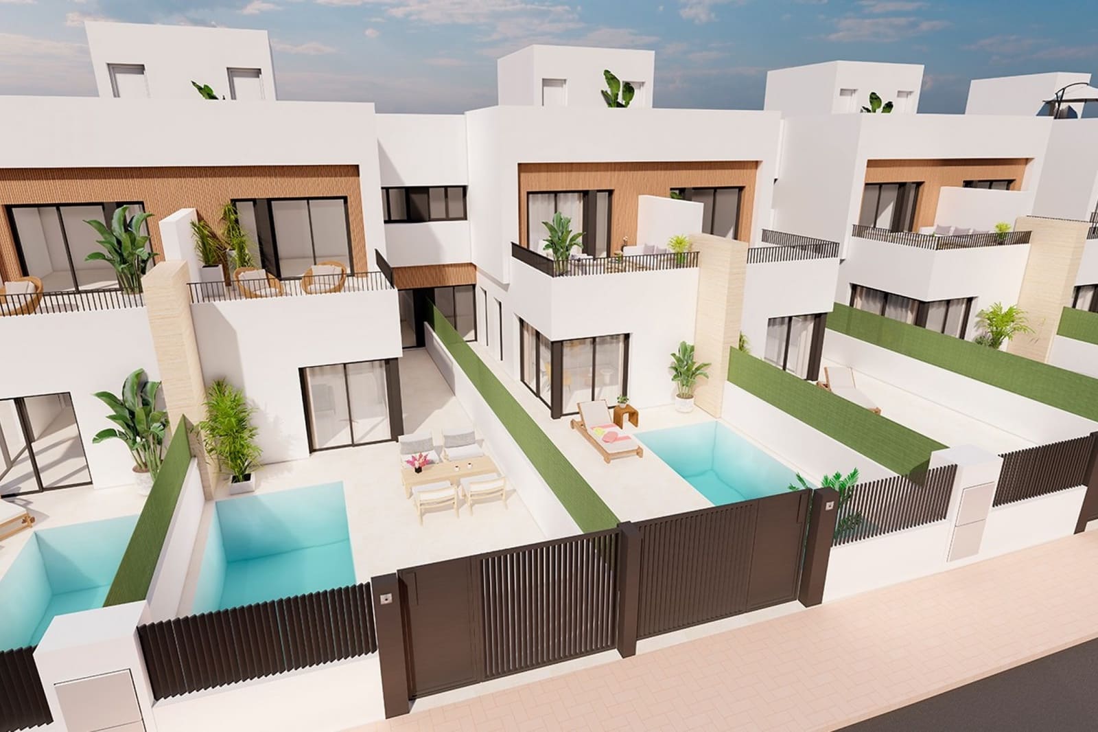 3 quarto Moradia para venda em Los Alcazares com piscina garagem - 369 600 € (Ref: 10101286)