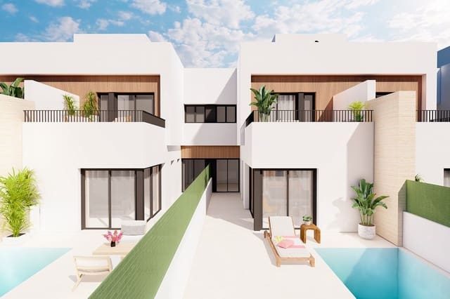 3 sypialnia Willa na sprzedaż w Los Alcázares z basenem garażem - 369 600 € (Ref: 10101286)