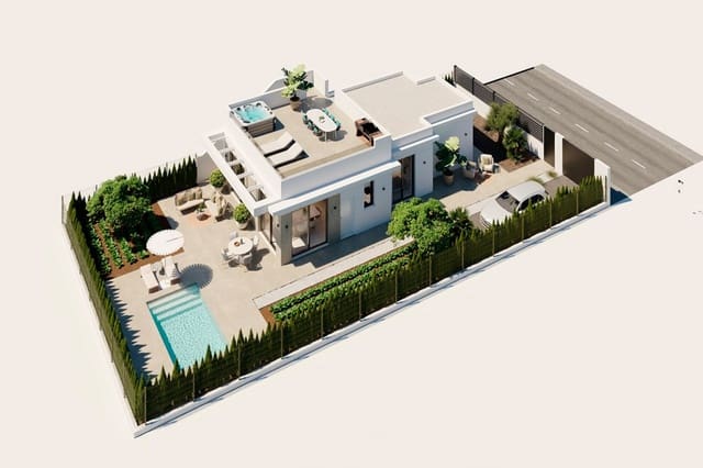 3 slaapkamer Villa te koop in Hacienda del Alamo, Fuente Alamo de Murcia met zwembad garage - € 519.900 (Ref: 10111885)