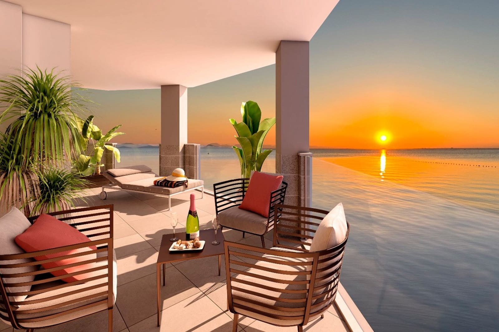 2 bedroom Flat for sale in La Manga del Mar Menor with pool garage - € 265,000 (Ref: 10113333)