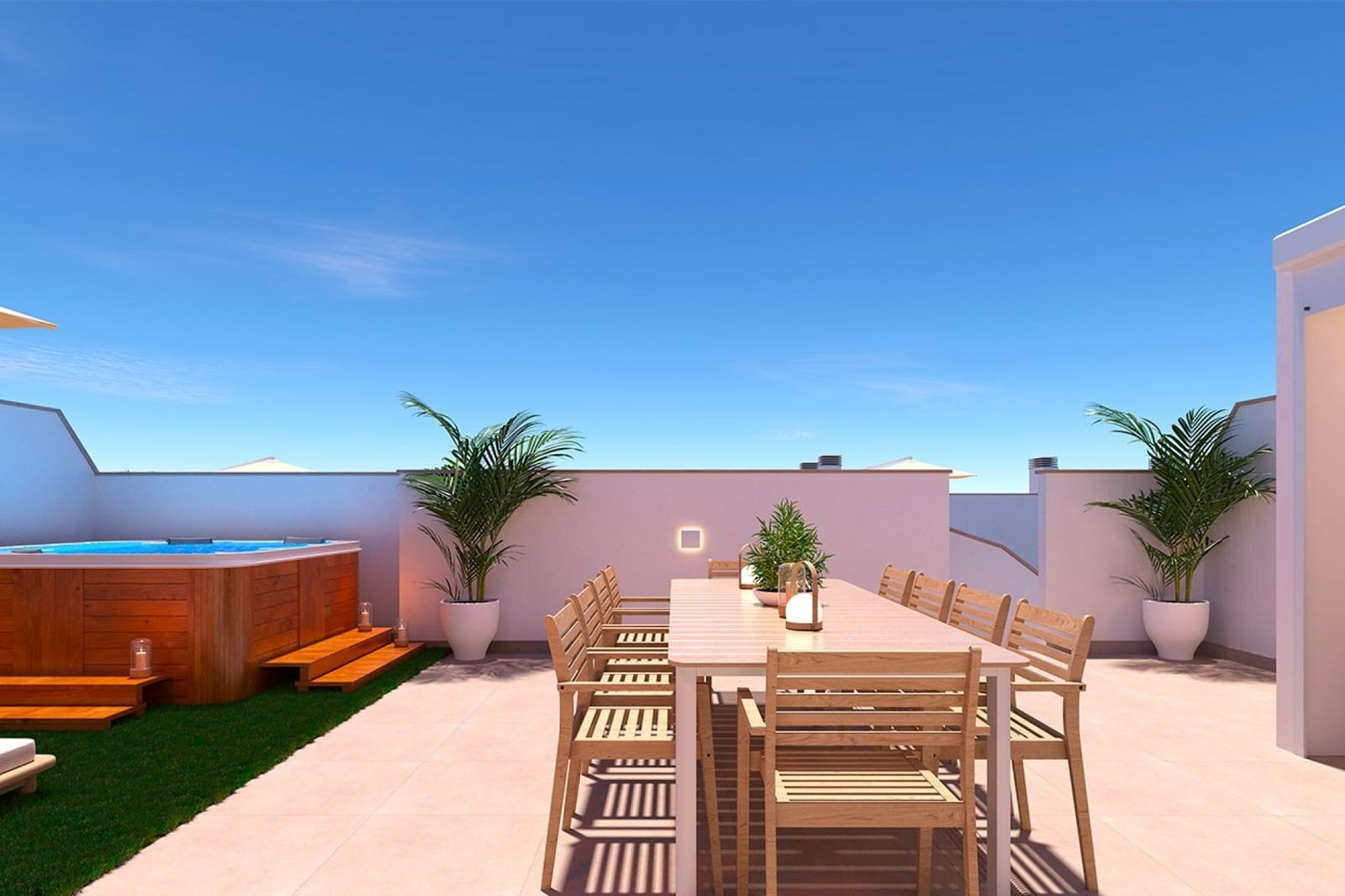 2 slaapkamer Villa te koop in Torre de la Horadada met zwembad garage - € 375.000 (Ref: 10118141)