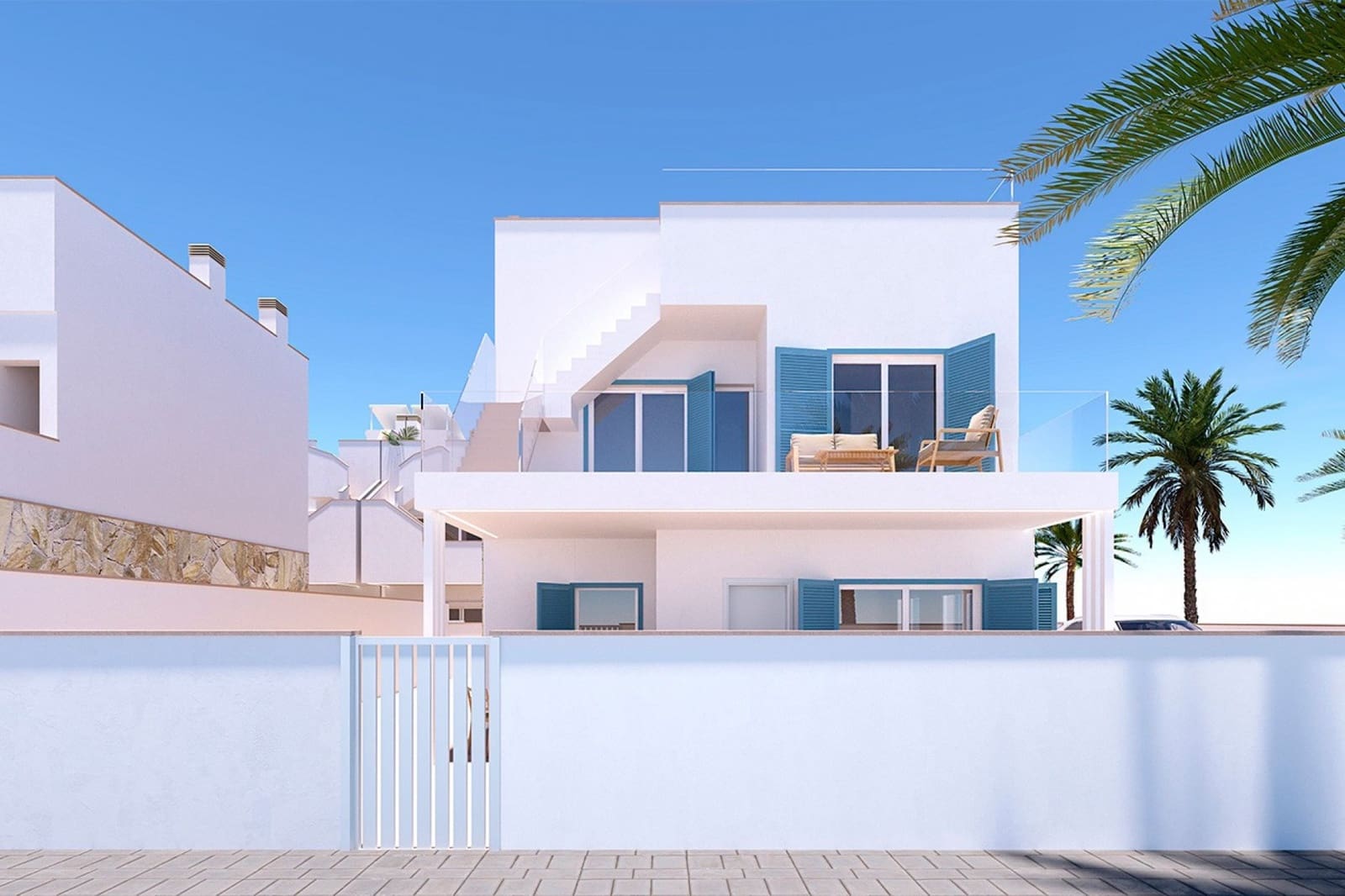 2 slaapkamer Villa te koop in Torre de la Horadada met zwembad garage - € 375.000 (Ref: 10118141)