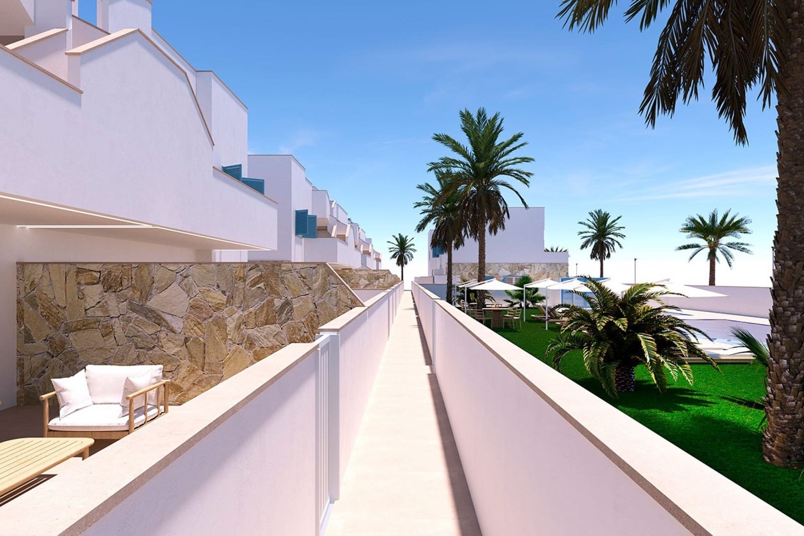 2 slaapkamer Villa te koop in Torre de la Horadada met zwembad garage - € 375.000 (Ref: 10118141)