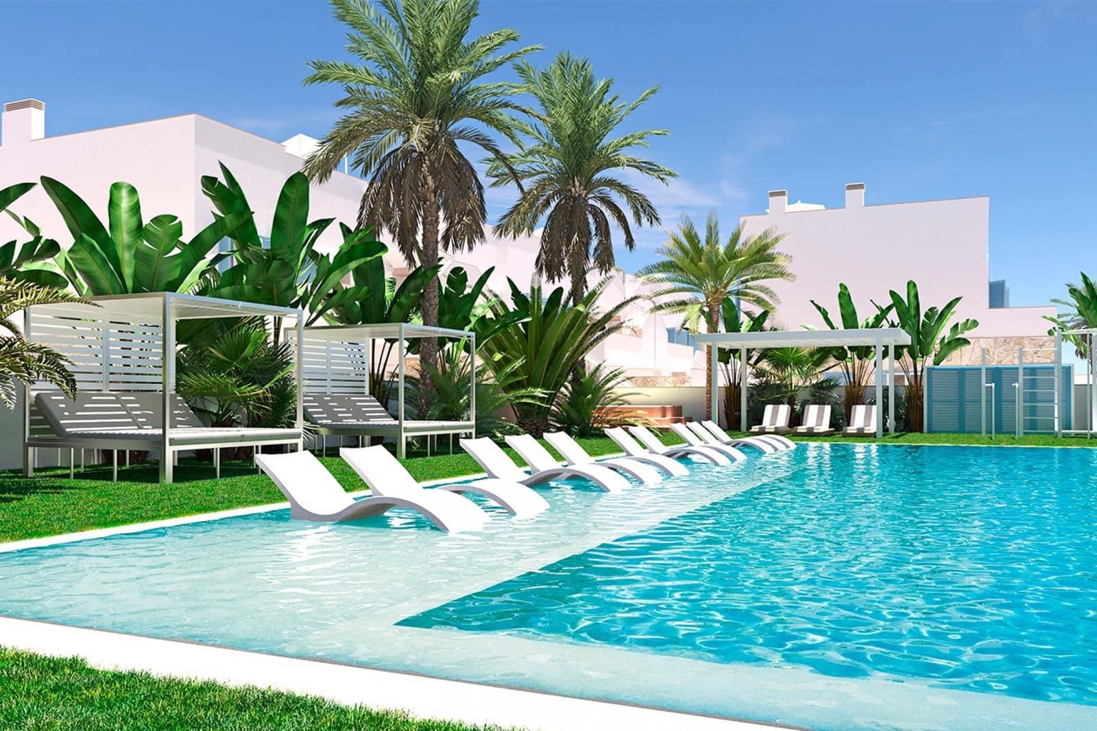 2 slaapkamer Villa te koop in Torre de la Horadada met zwembad garage - € 375.000 (Ref: 10118141)