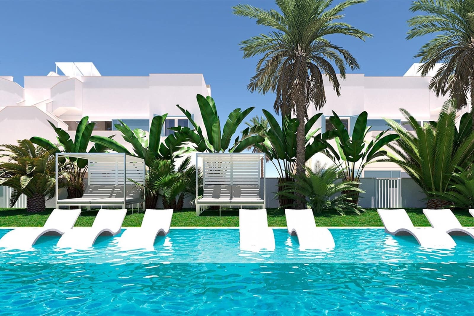 2 slaapkamer Villa te koop in Torre de la Horadada met zwembad garage - € 375.000 (Ref: 10118141)