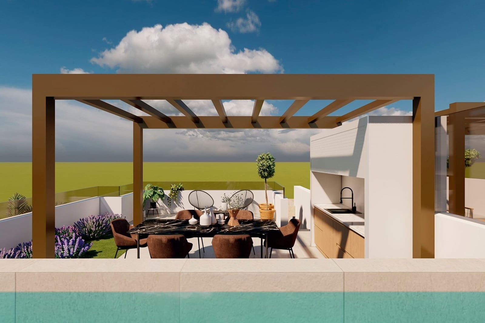 2 soverom Villa til salgs i San Pedro del Pinatar med svømmebasseng garasje - € 279 000 (Ref: 10186098)