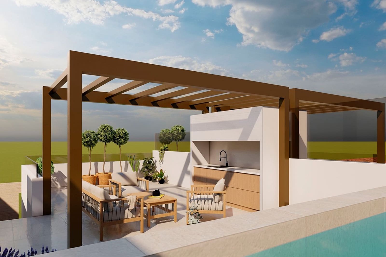 2 soverom Villa til salgs i San Pedro del Pinatar med svømmebasseng garasje - € 279 000 (Ref: 10186098)