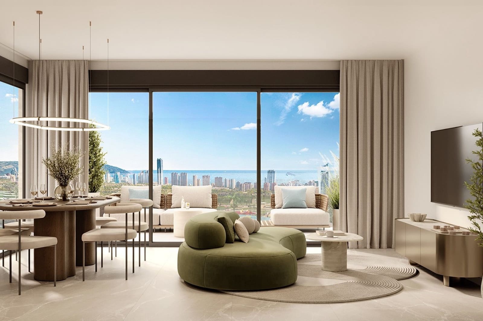3 Zimmer Penthouse zu verkaufen in Finestrat mit Pool Garage - 650.000 € (Ref: 10186111)