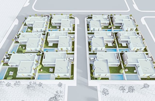 3 chambre Villa/Maison à vendre à Mar de Cristal, Carthagène avec piscine garage - 549 000 € (Ref: 7090385)