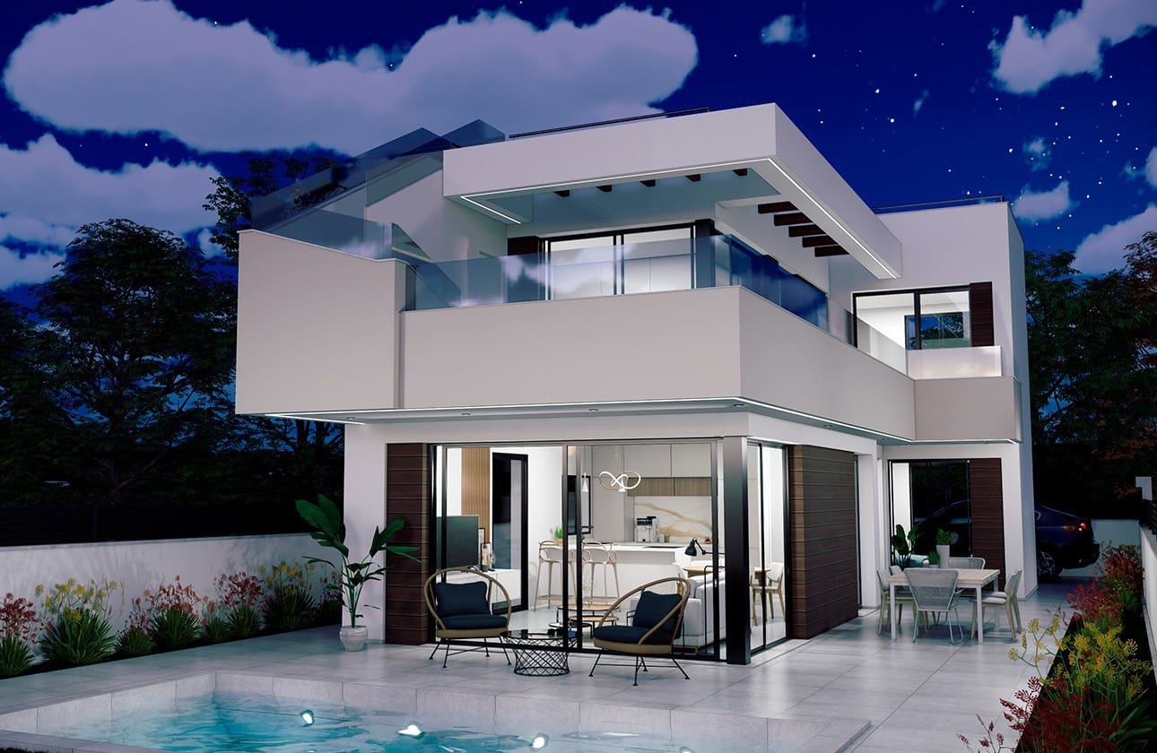 3 camera da letto Villa in vendita in Pilar de la Horadada con piscina garage - 460.000 € (Rif: 7143725)