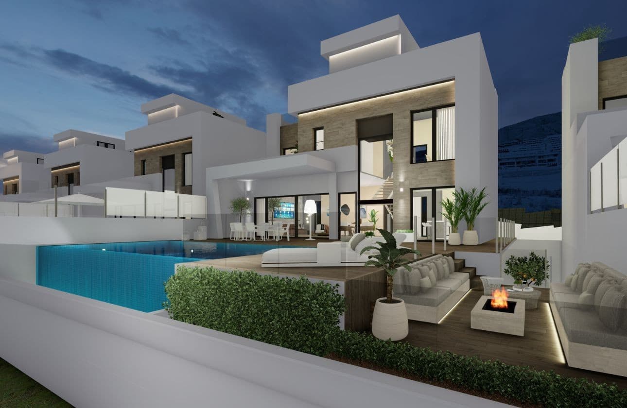 4 soverom Villa til salgs i Finestrat med svømmebasseng garasje - € 1 400 000 (Ref: 7300172)