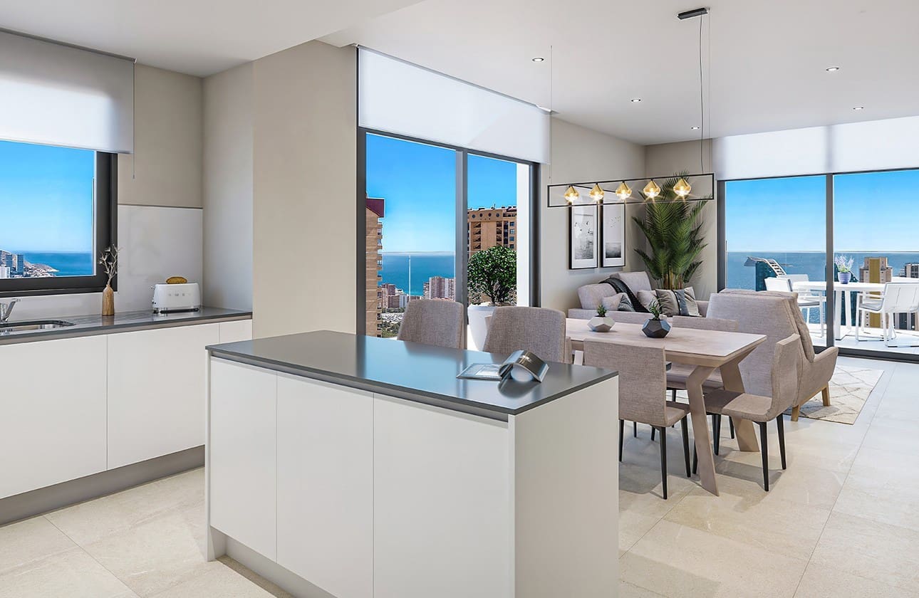 2 soveværelse Lejlighed til salg i Benidorm med swimmingpool garage - € 489.000 (Ref: 7506620)