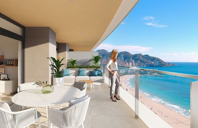 2 sovrum Lägenhet till salu i Playa Poniente, Benidorm med pool garage - 669 000 € (Ref: 7507361)