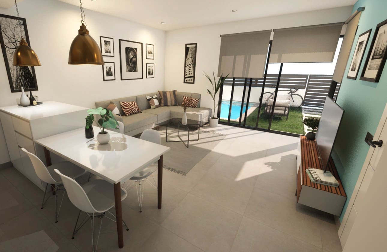 3 chambre Villa/Maison à vendre à Los Alcazares avec piscine garage - 419 900 € (Ref: 7621820)