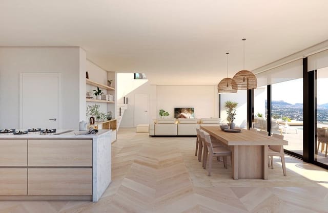 Chalet de 4 habitaciones en Cumbre del Sol, Benitachell / Benitatxell en venta con piscina garaje - 2.720.000 € (Ref: 7626965)