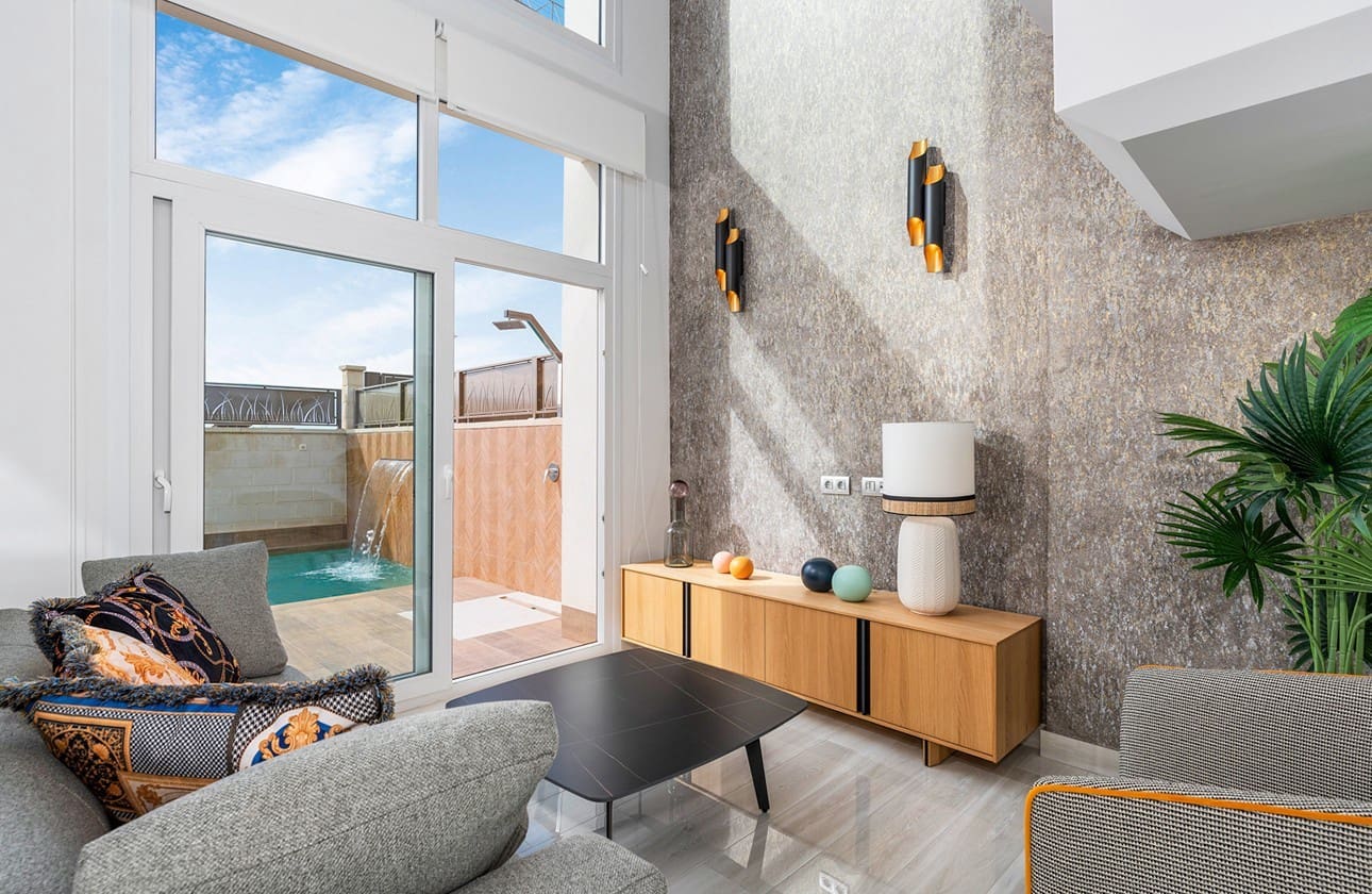 3 soveværelse Semi-Rækkehus til salg i Los Montesinos med swimmingpool garage - € 485.000 (Ref: 7853695)