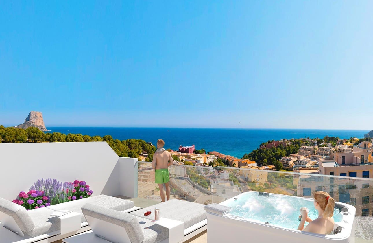 2 quarto Apartamento para venda em Calpe / Calp com piscina garagem - 479 000 € (Ref: 7857225)