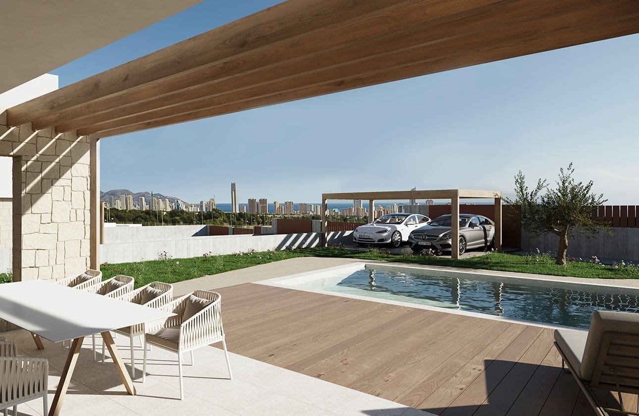 Chalet de 3 habitaciones en Finestrat en venta con piscina garaje - 770.000 € (Ref: 7858894)