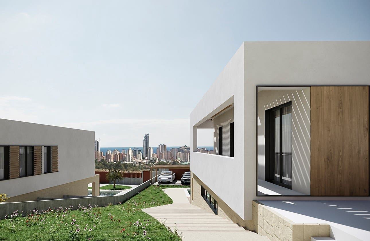 Chalet de 3 habitaciones en Finestrat en venta con piscina garaje - 770.000 € (Ref: 7858894)