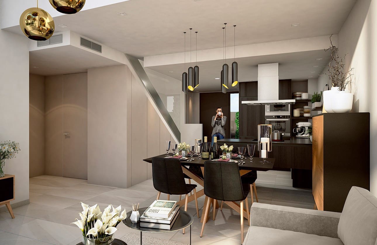 3 soverom Kjedet enebolig til salgs i Algorfa med svømmebasseng garasje - € 465 000 (Ref: 7958234)