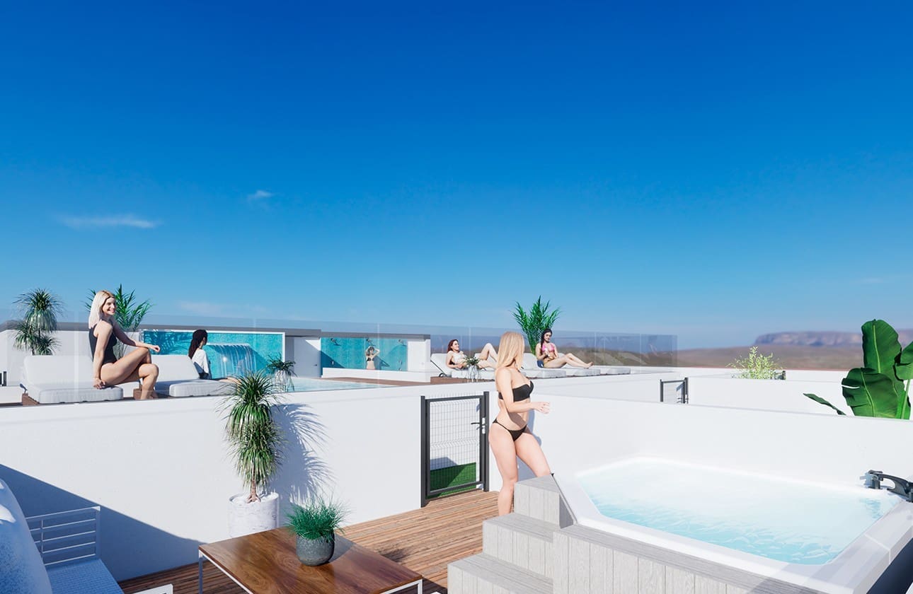 2 soveværelse Lejlighed til salg i Torrevieja med swimmingpool - € 339.000 (Ref: 7963959)