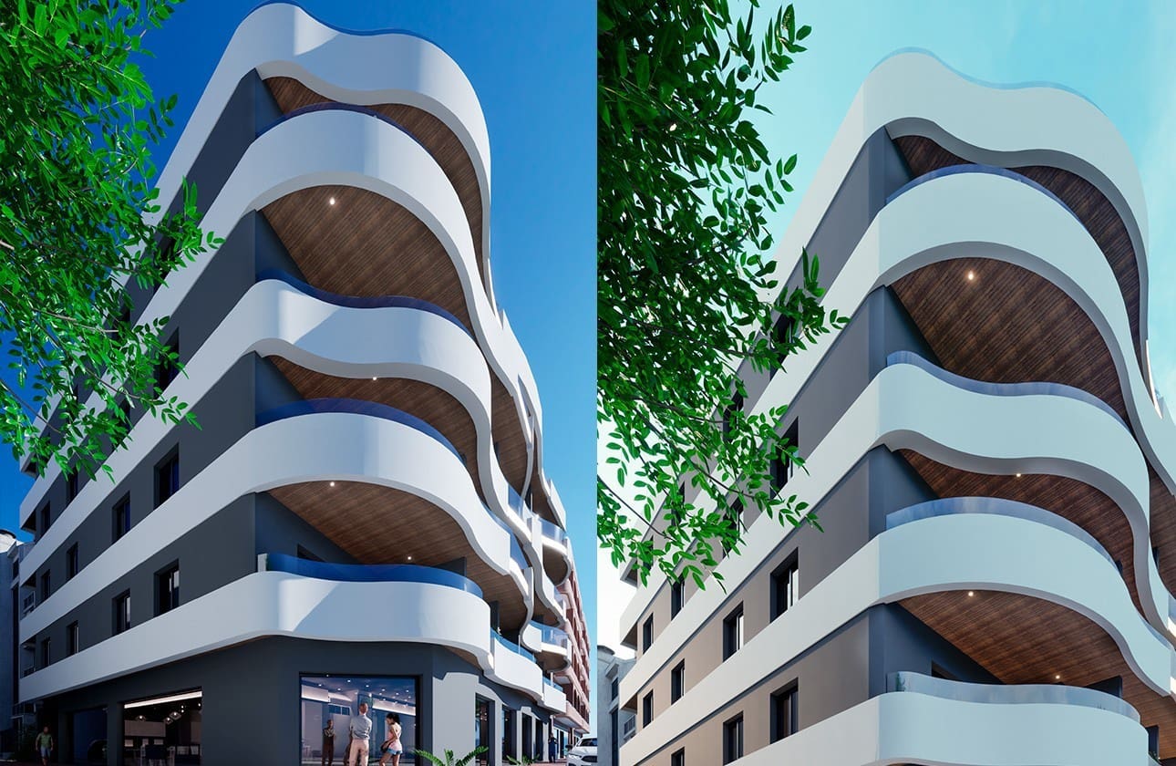 2 soveværelse Penthouse til salg i Torrevieja med swimmingpool - € 469.000 (Ref: 7963962)