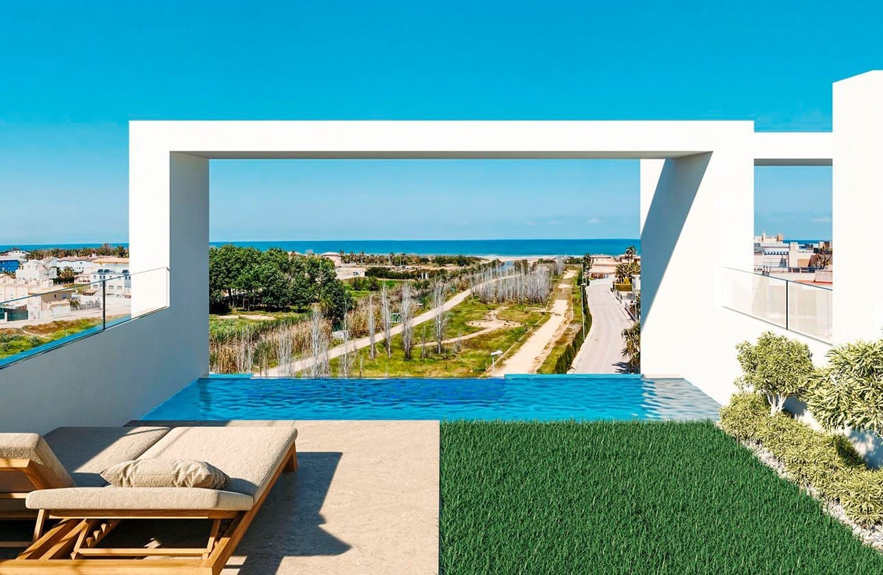 2 bedroom Apartment for sale in Oliva Nova, Oliva with pool garage €