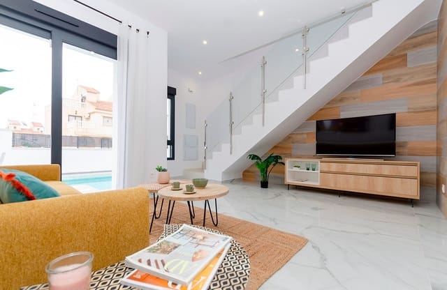 3 sovrum Villa till salu i El Chaparral - La Siesta - La Torreta, Torrevieja med pool garage - 409 000 € (Ref: 8064932)