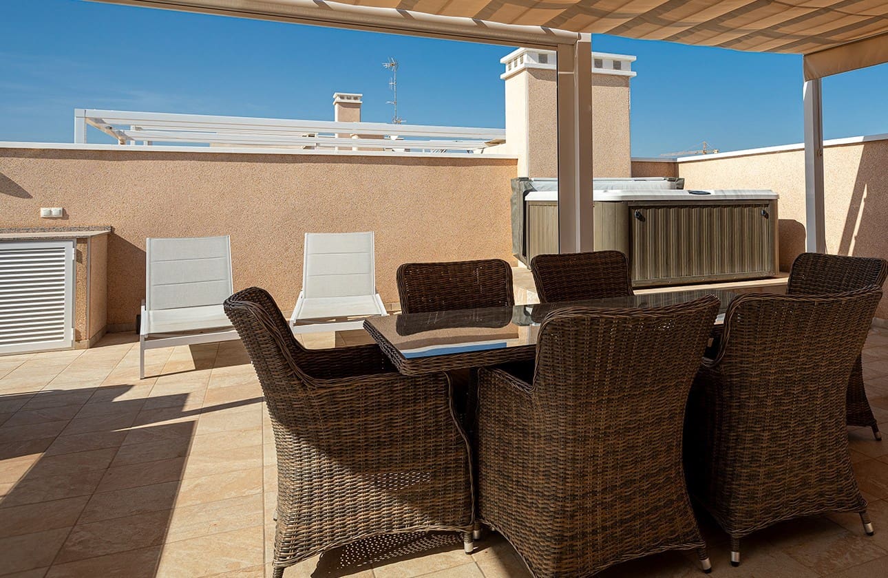 3 soverom Penthouse til salgs i Los Dolses med svømmebasseng garasje - € 419 000 (Ref: 8093255)