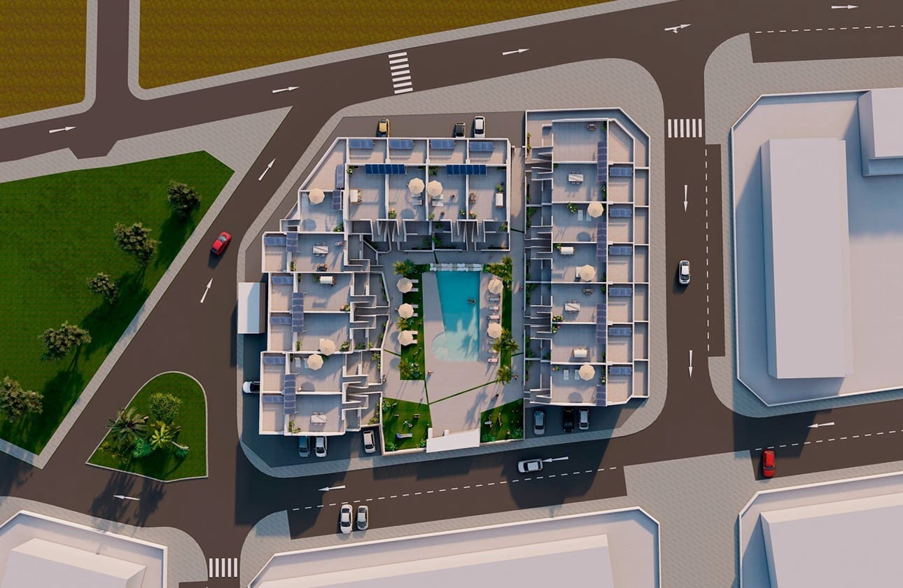 3 soverom Leilighet til salgs i Roldan med svømmebasseng garasje - € 233 000 (Ref: 8107046)