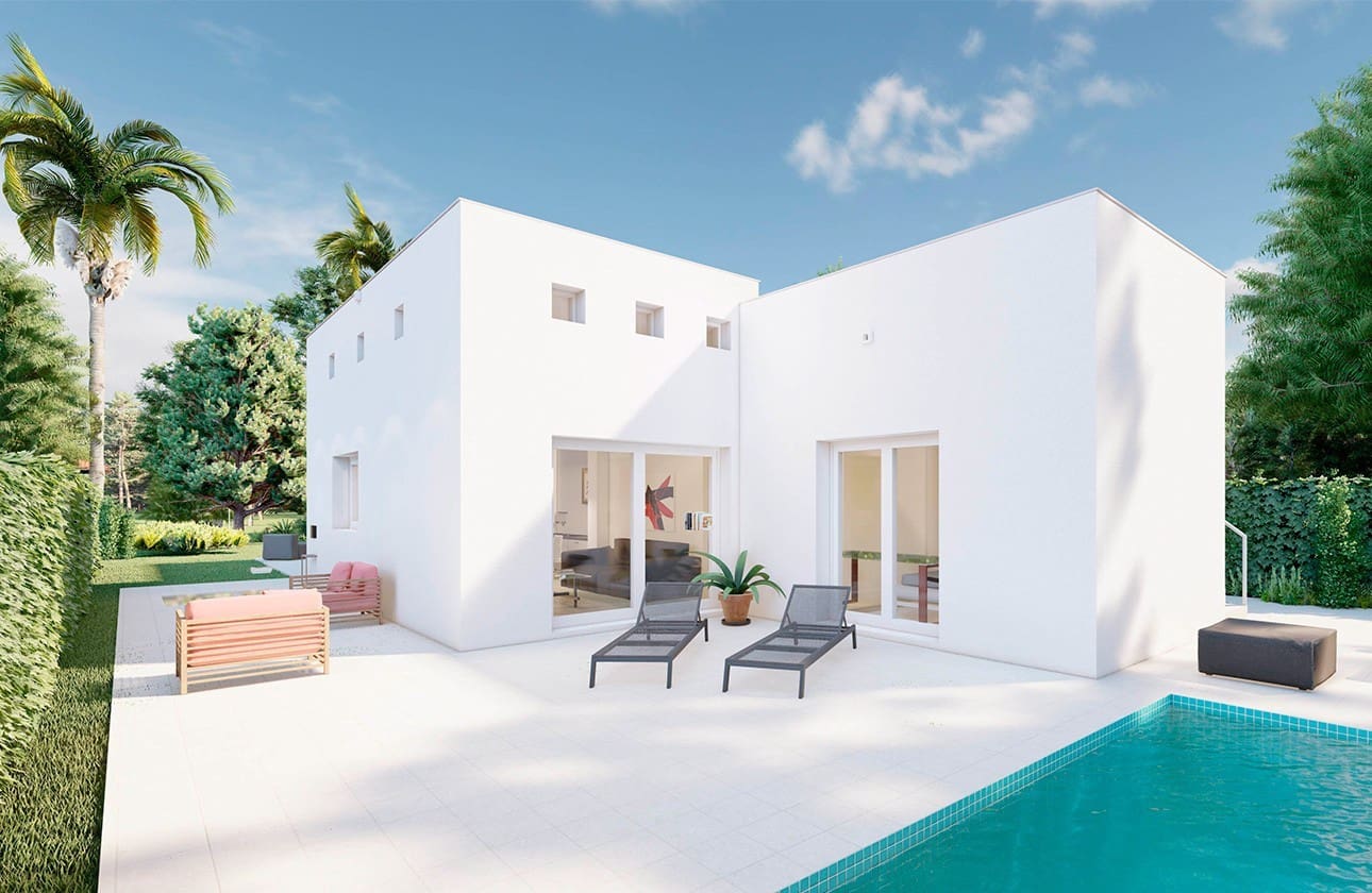 Chalet de 3 habitaciones en Los Alcázares en venta con piscina garaje - 382.500 € (Ref: 8115384)