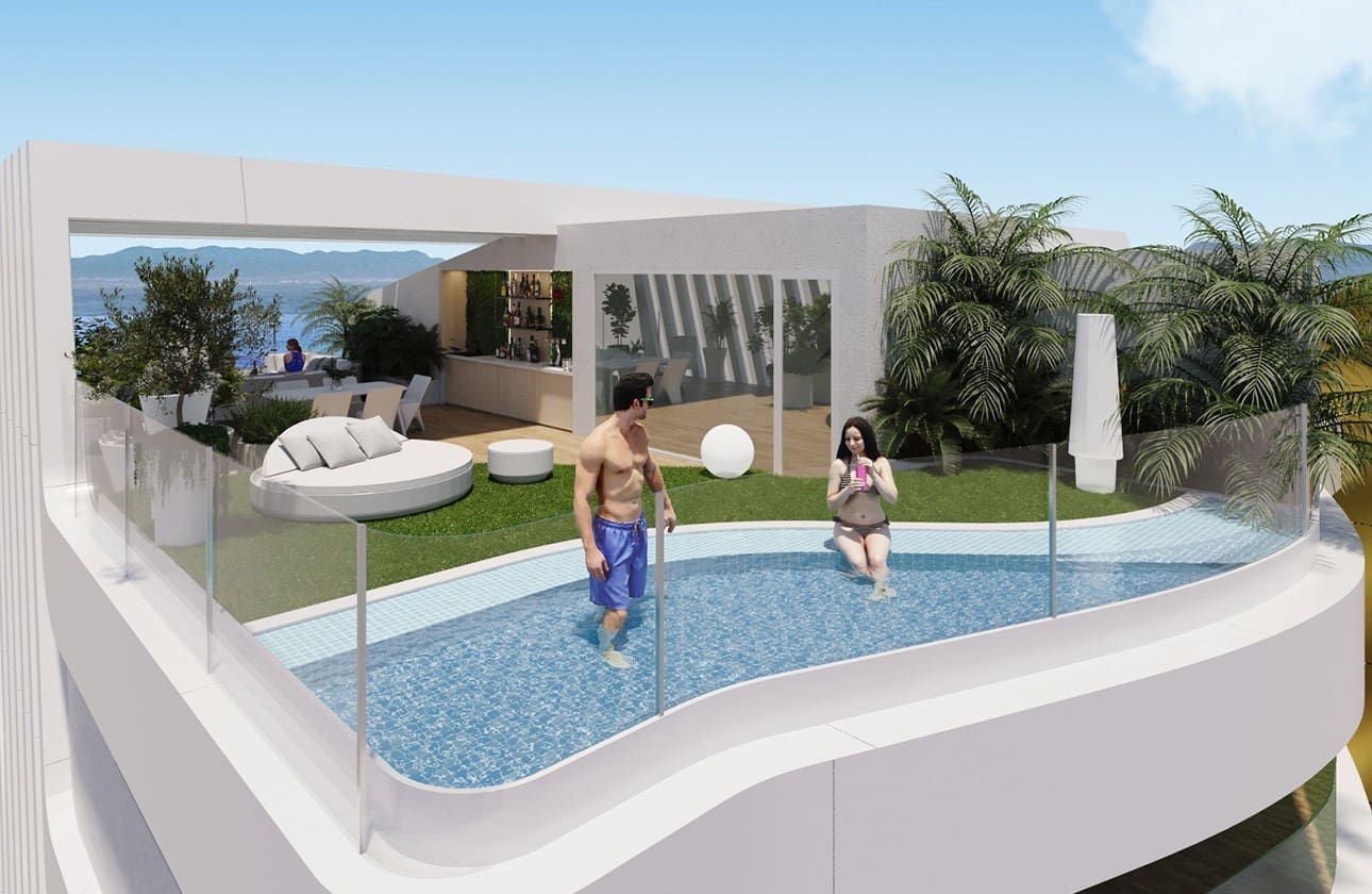 3 bedroom Apartment for sale in La Manga del Mar Menor with pool garage - € 609,000 (Ref: 8171689)