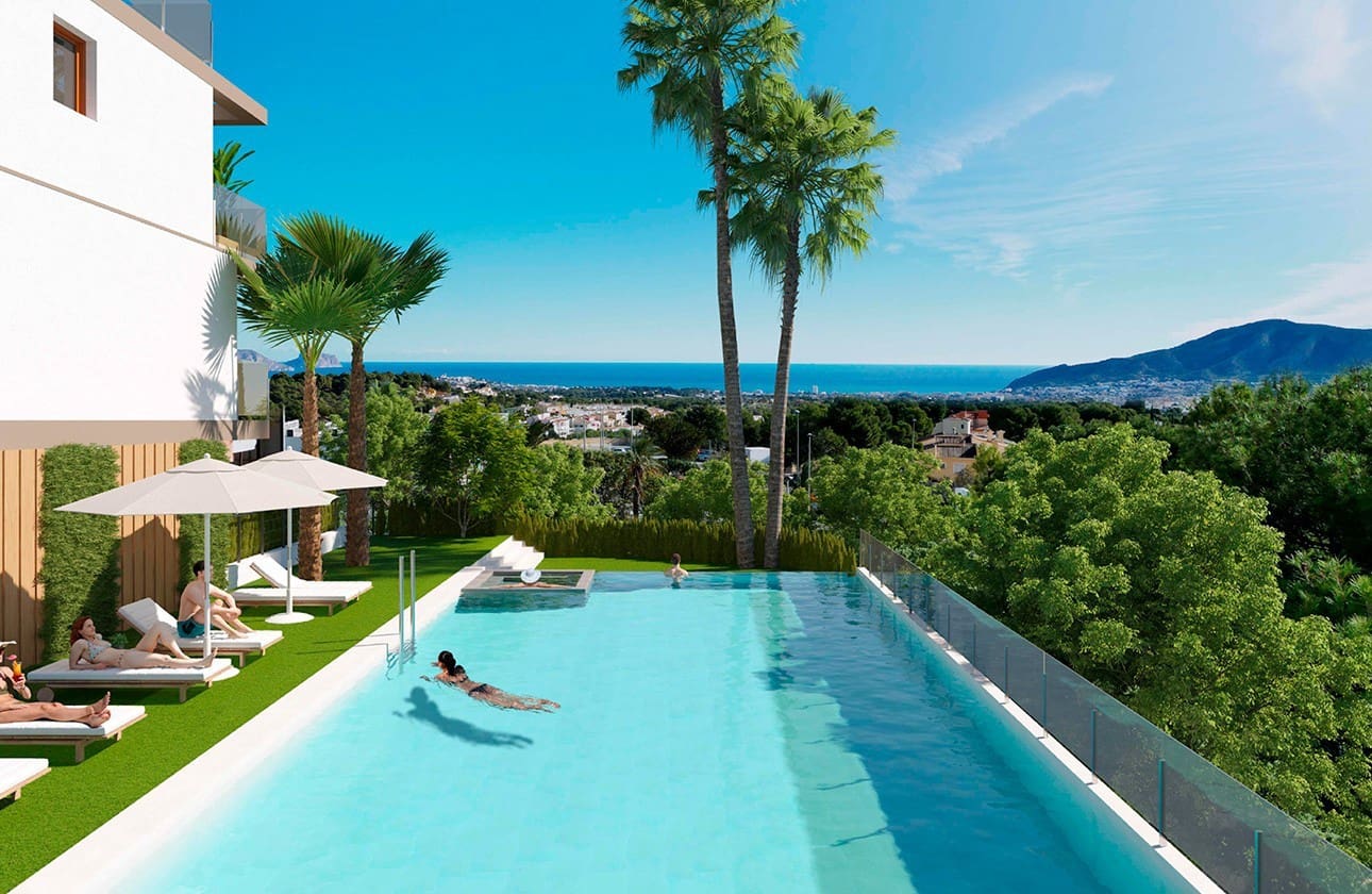 4 quarto Casa em Banda para venda em La Nucia com piscina garagem - 439 000 € (Ref: 8175236)