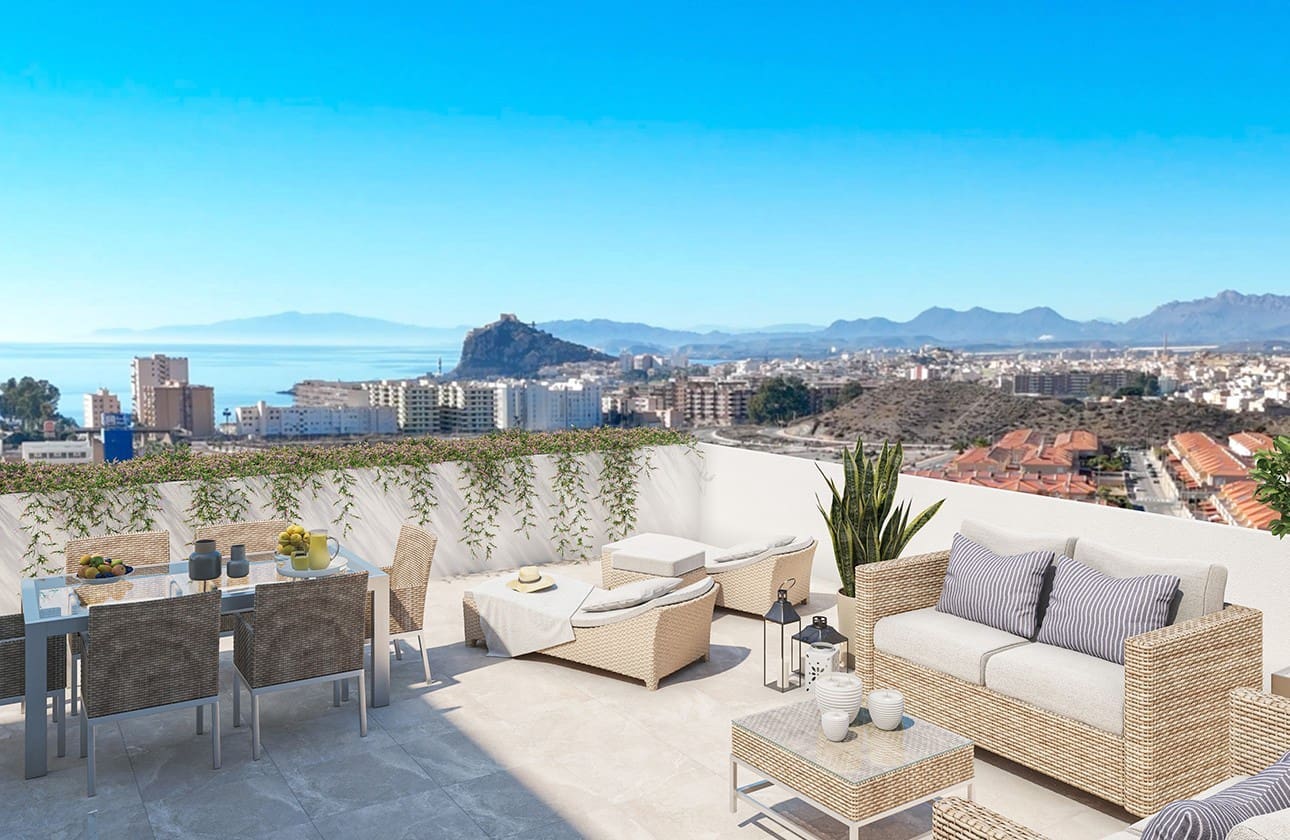 2 soverom Penthouse til salgs i Aguilas med svømmebasseng garasje - € 297 000 (Ref: 8223637)
