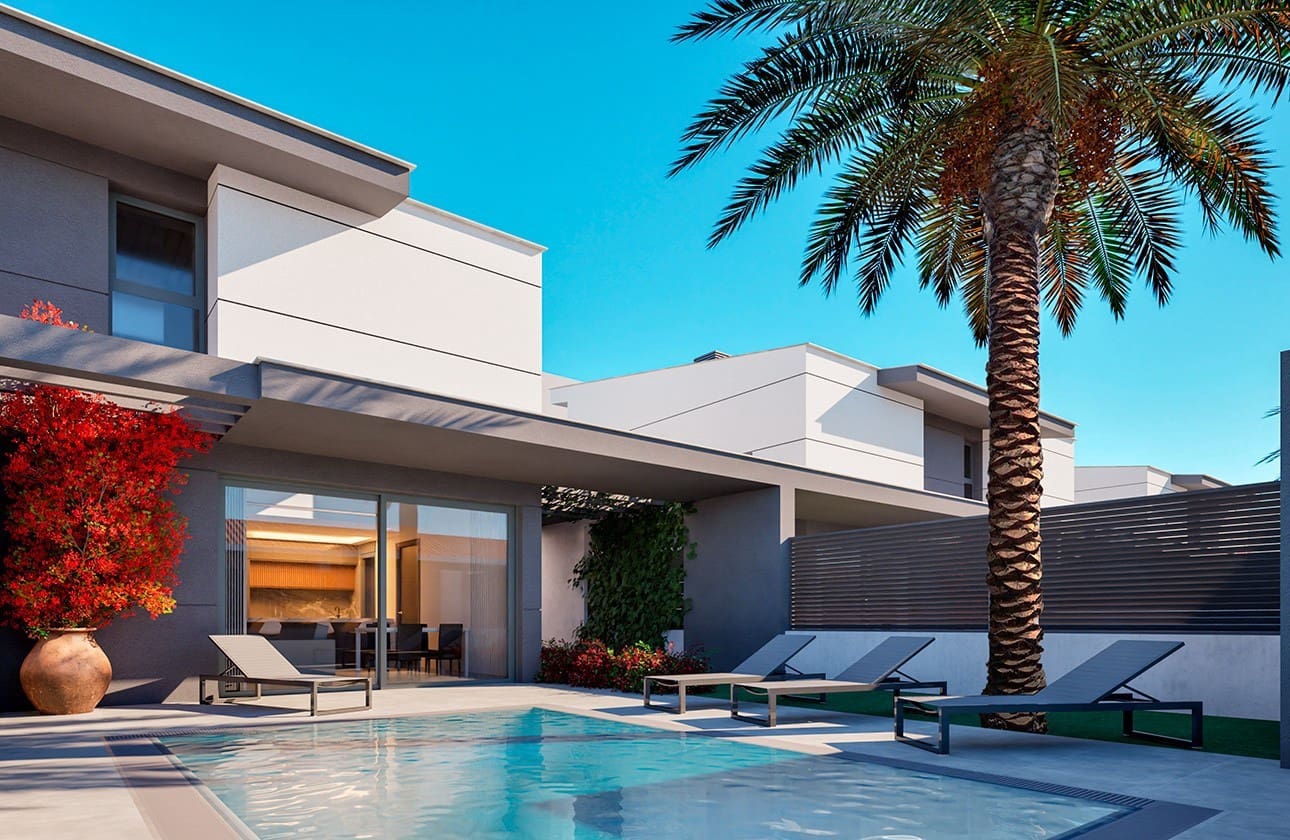 3 chambre Villa/Maison Semi-Mitoyenne à vendre à Los Nietos avec piscine garage - 359 900 € (Ref: 8243963)