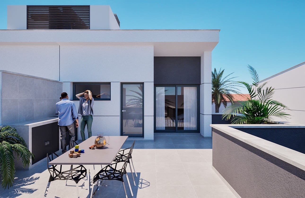 3 sovrum Semi-fristående Villa till salu i Los Nietos med pool garage - 359 900 € (Ref: 8243964)