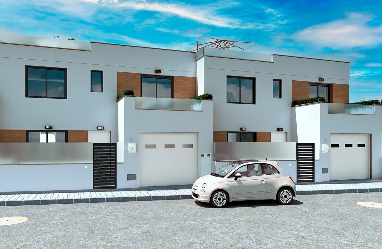 4 soveværelse Semi-Rækkehus til salg i Los Belones med swimmingpool garage - € 365.000 (Ref: 8243966)