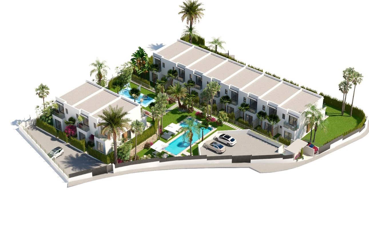 3 bedroom Townhouse for sale in Finestrat with pool garage - € 595,000 (Ref: 8277592)