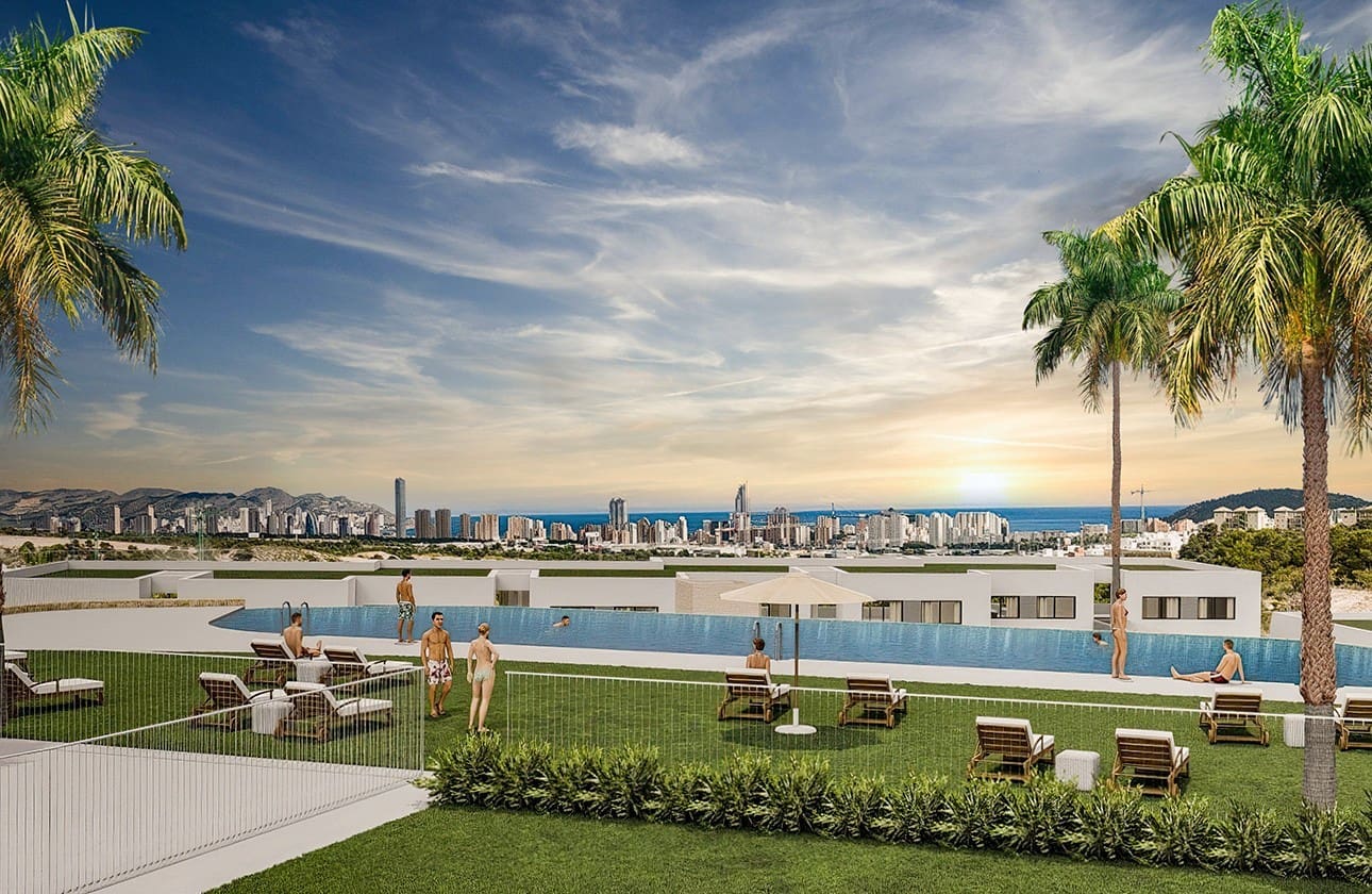 2 soverom Penthouse til salgs i Finestrat med svømmebasseng garasje - € 590 000 (Ref: 8277597)