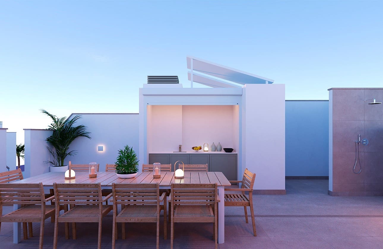 2 sovrum Takvåning till salu i Torre de la Horadada med pool garage - 385 000 € (Ref: 8413756)