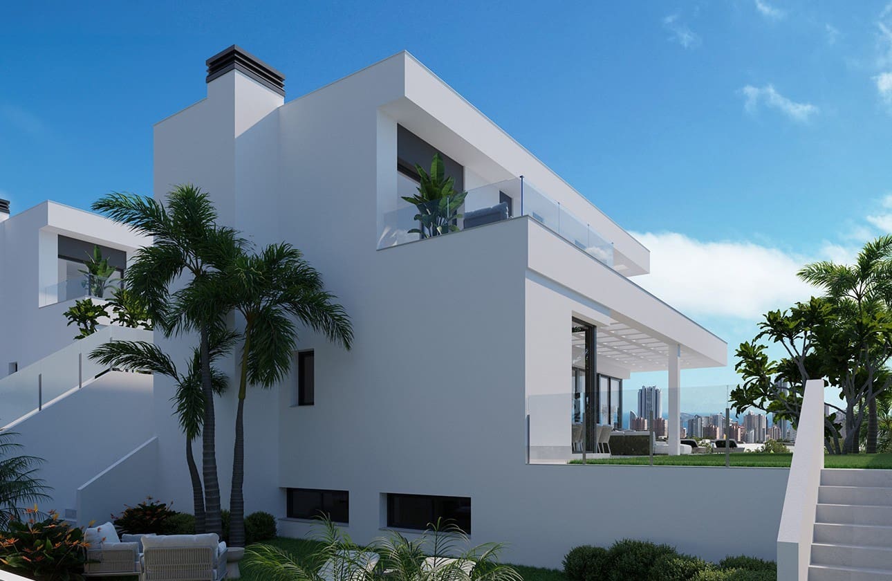 3 chambre Villa/Maison à vendre à Finestrat avec piscine garage - 1 080 000 € (Ref: 8427891)